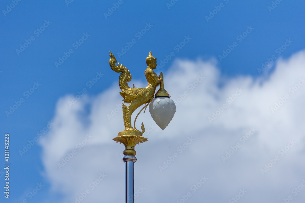 thai angel lamp pole