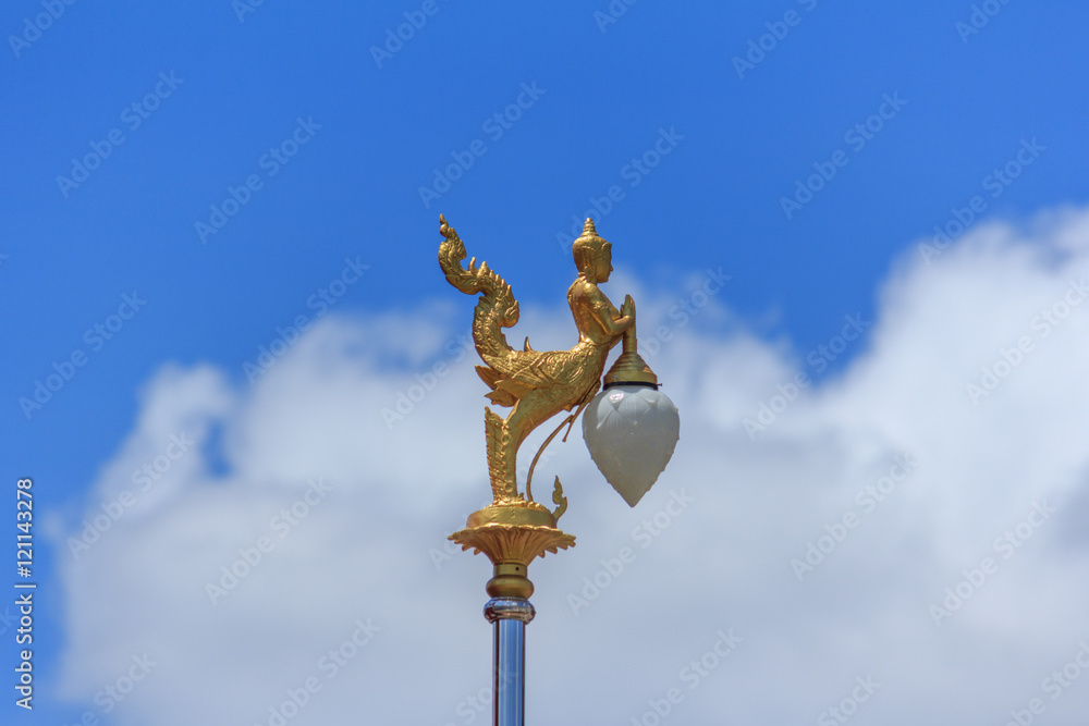 thai angel lamp pole