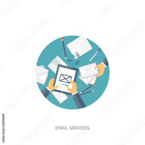Vector illustration. Global communication. Social network,chatting. Emailing, sms. Web calls. Internet.