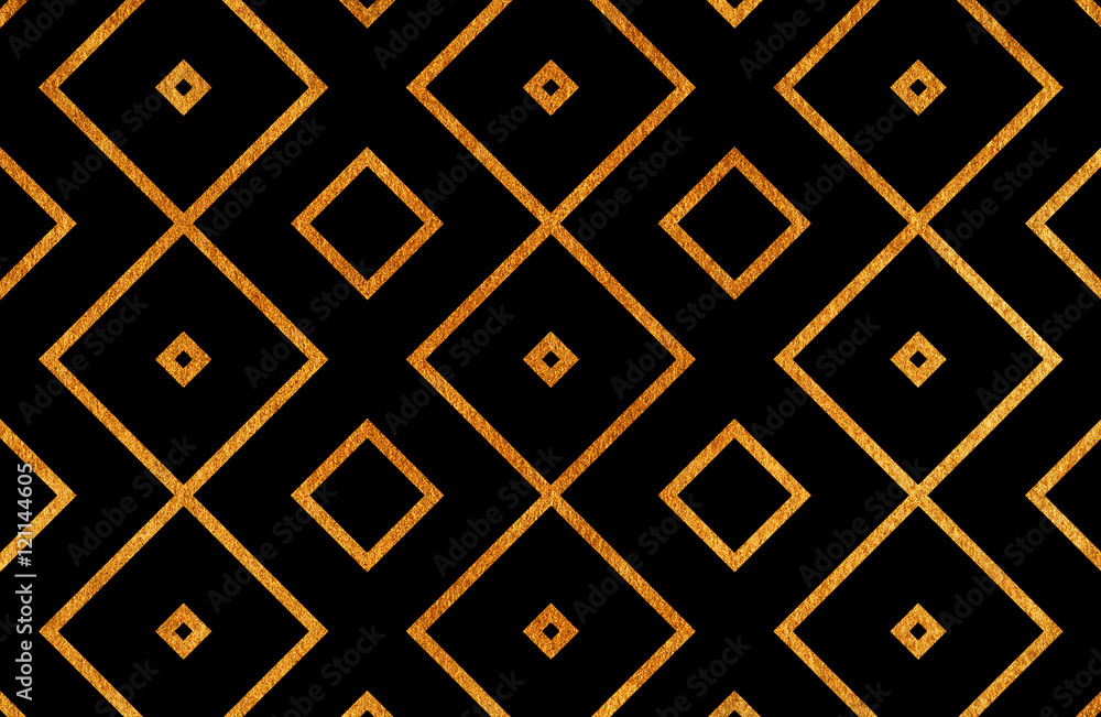 Geometrical golden pattern. Geometrical golden pattern.