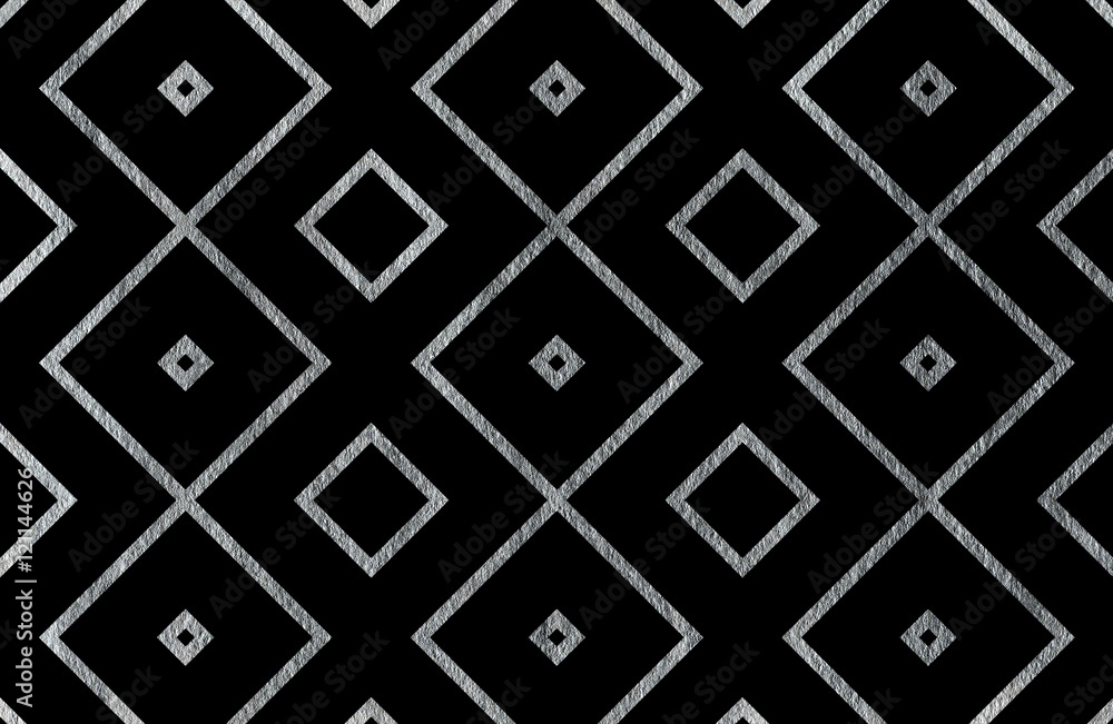 Silver geometrical pattern. Silver geometrical pattern.