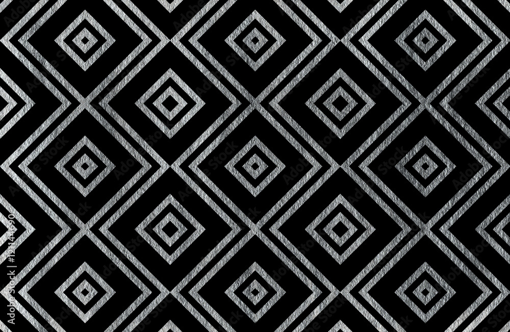 Silver geometrical pattern. Silver geometrical pattern.
