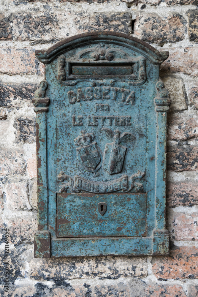 Old italian letter box