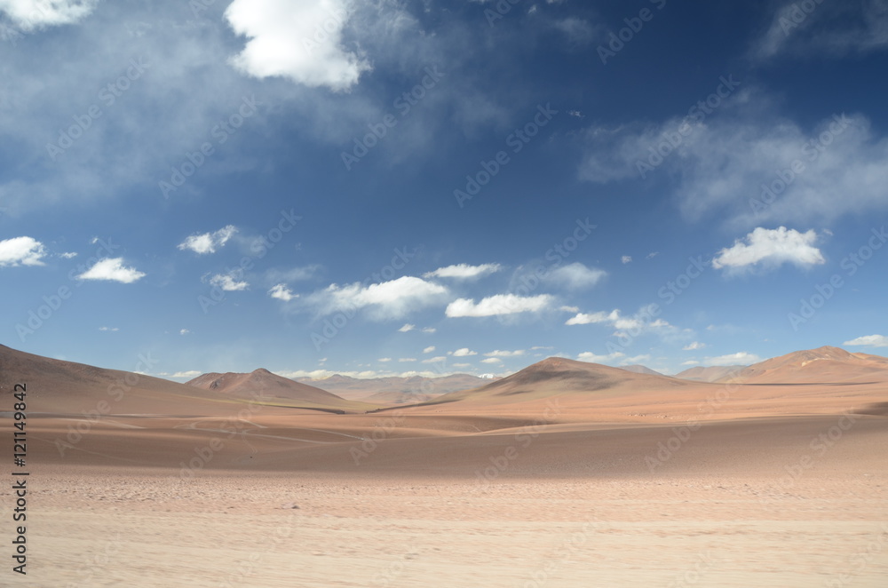 Wide, empty Altiplano Bolivia