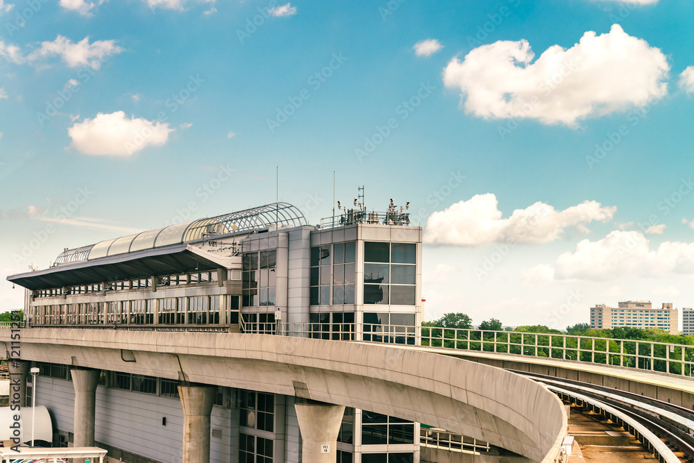 AirTrain JFK is a 3-line, 8.1 miles long elevated railway providing service to Kennedy International Airport