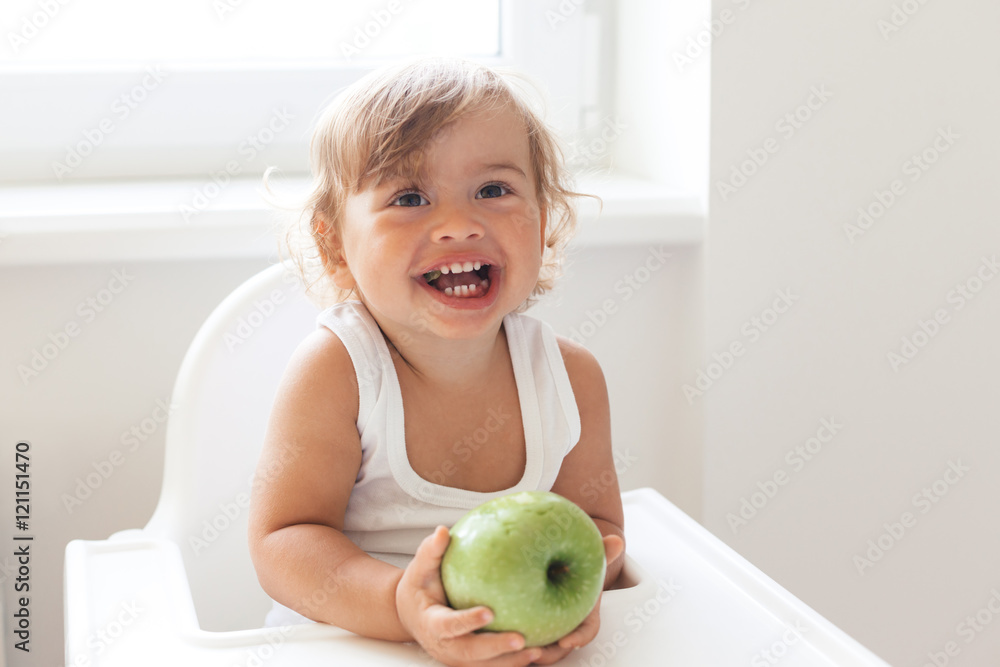 Baby eating fruit Baby eating fruit