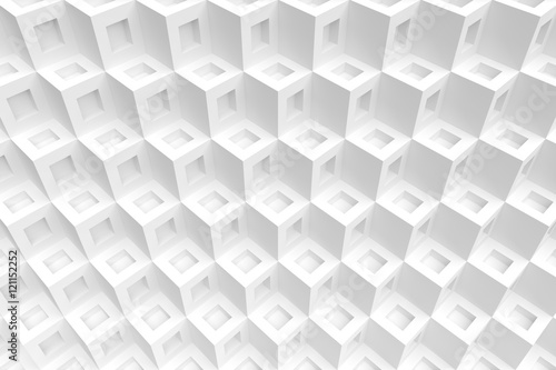 White Cubes Background