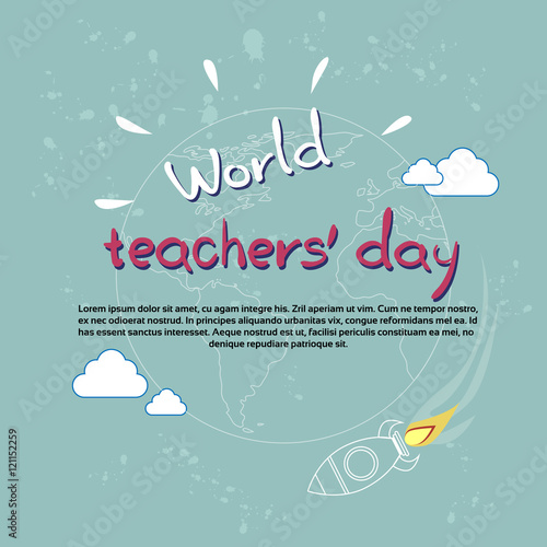 International Teacher Day World Holiday Banner