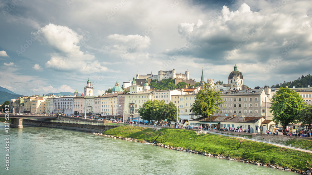 Naklejka premium Salzburg Panorama