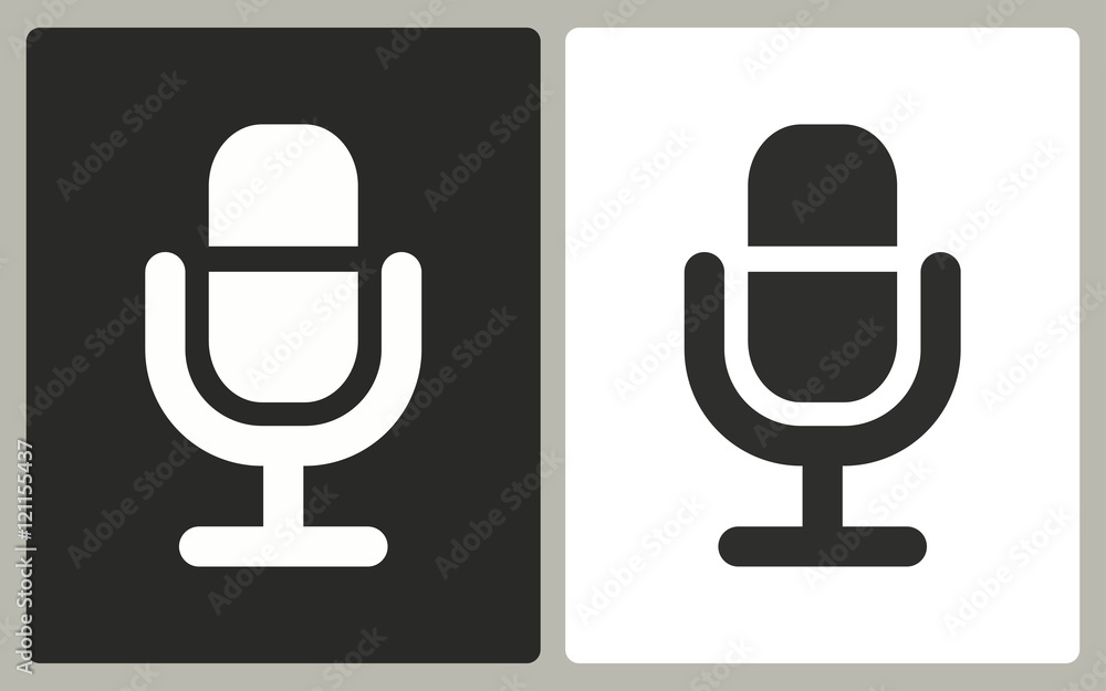 Microphone - vector icon. Microphone - vector icon.