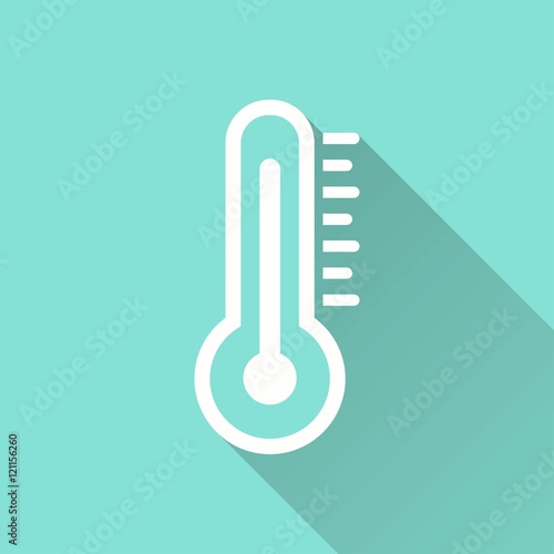 Thermometer - vector icon.