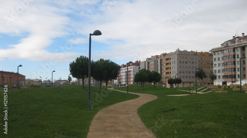 Calles de Burgos, España. Otoño