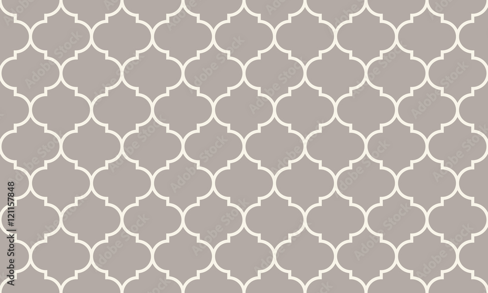 Seamless anthracite gray wide moroccan pattern vector Seamless anthracite gray wide moroccan pattern vector