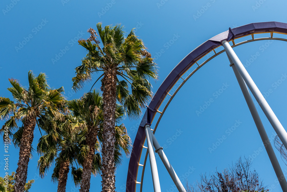 Fototapeta premium Achterbahn