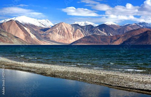 Pangong Lake in Ladakh, North India