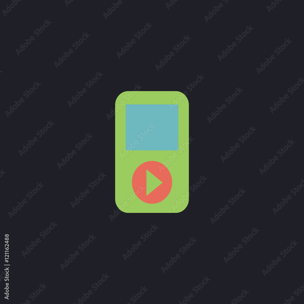 Media player computer symbol Media player computer symbol