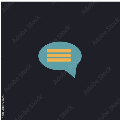 Chat computer symbol