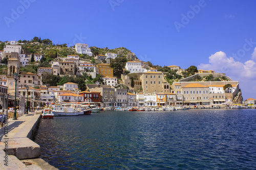 The port of the island of Hydra, Greece
