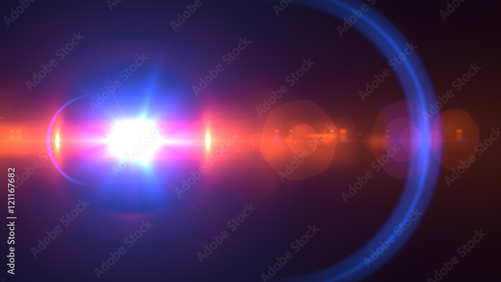 Beautiful light flares. Glowing streaks on dark background. Police light flares Beautiful light flares. Glowing streaks on dark background. Police light flares