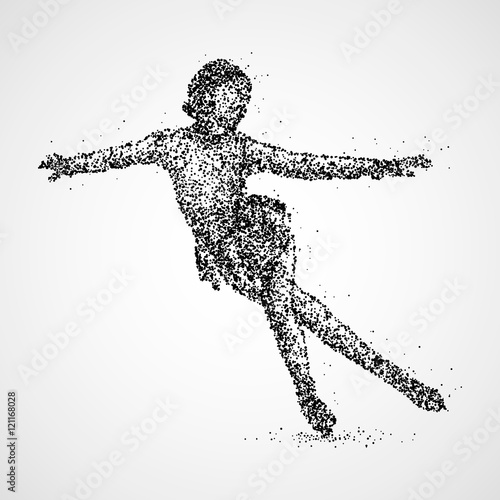 abstraction, skating, athlete