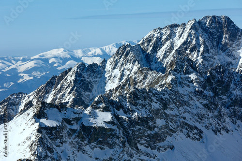 Winter mountain landscape.