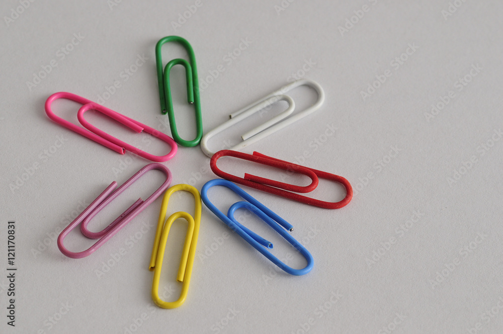 A star made out of paper clips A star made out of paper clips