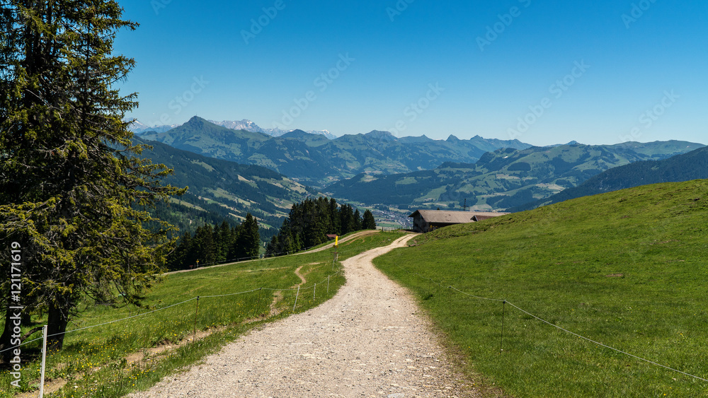 Der Weg vom Gipfel ins Tal