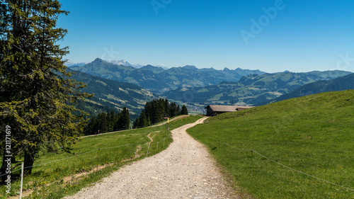 Der Weg vom Gipfel ins Tal