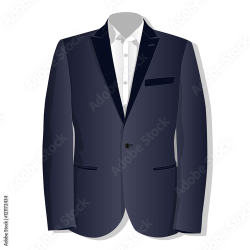 Jacket. Clothes collection.Vector.