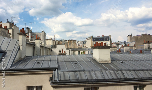 Canvas Print Toits de Paris