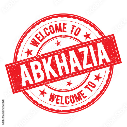 Welcome to ABKHAZIA Stamp Sign Vector.