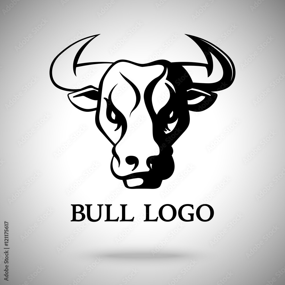 Premium Vector | Bull mascot logo for esport bull tshirt design bull logo  bull sticker