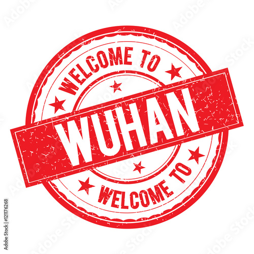 Welcome to WUHAN Stamp Sign Vector.