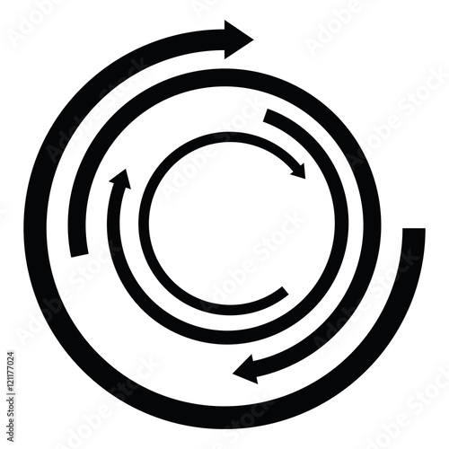 Isolated arrow icon