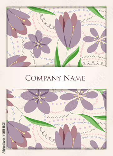 Floral business crad
