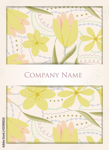 Floral business crad