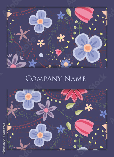 Floral business crad