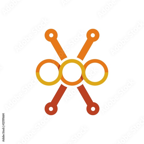 Connecting logo, business company