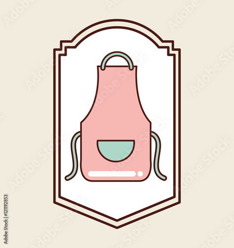 kitchen equipment utencils icon vector illustration design