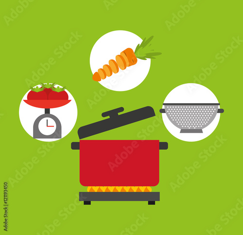 cooking healthy food icon vector illustration design