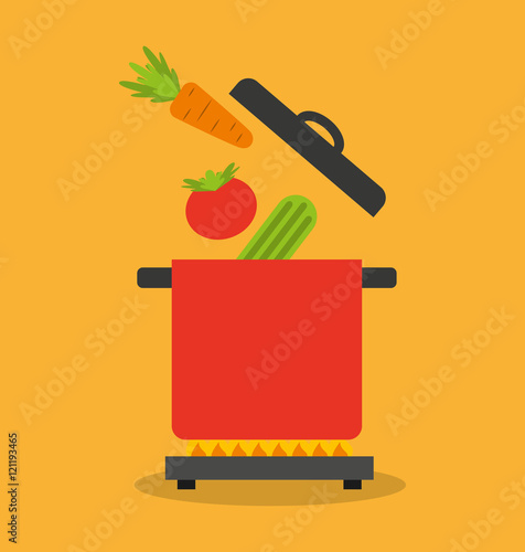 cooking healthy food icon vector illustration design
