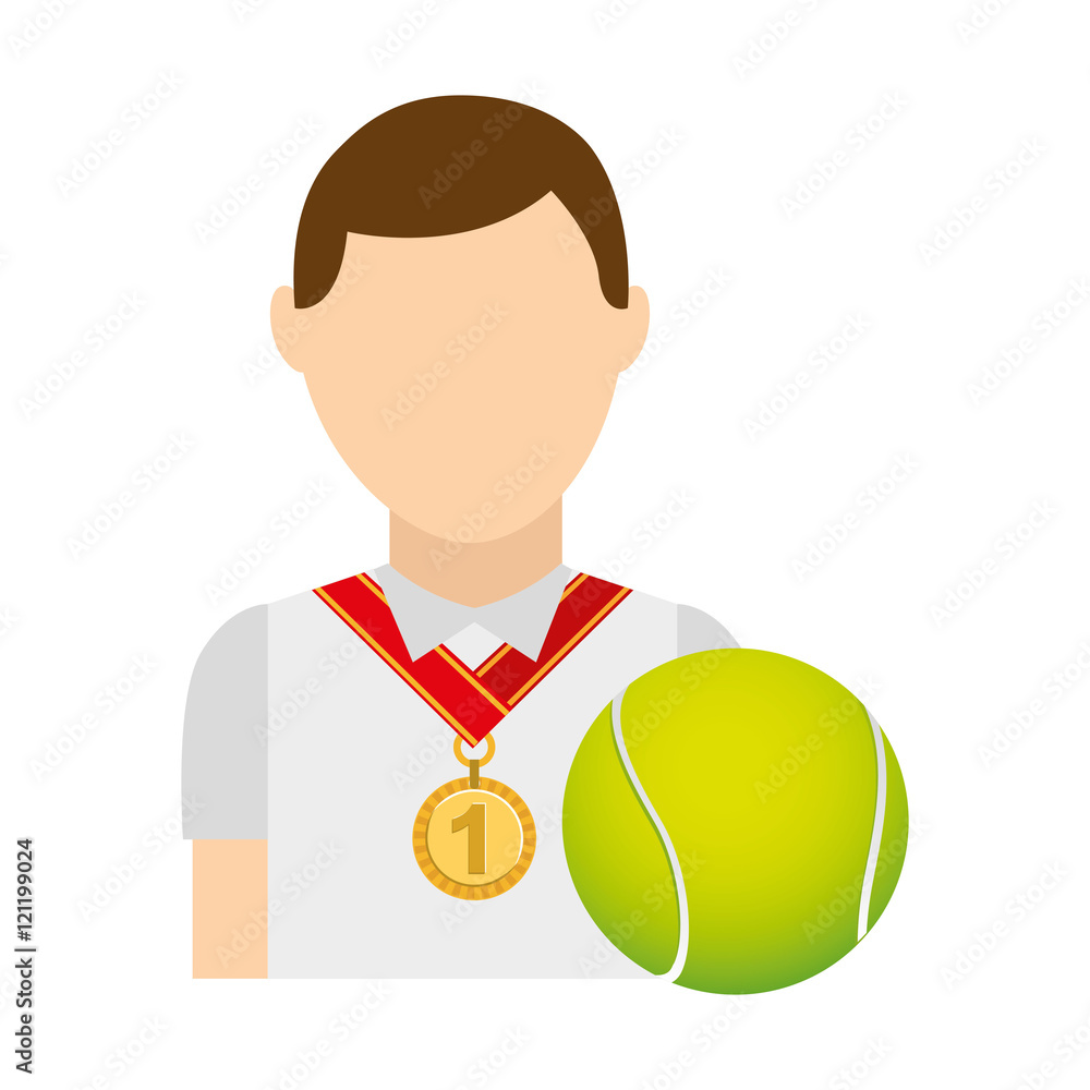 avatar winner medal first place sport vector illustration design avatar winner medal first place sport vector illustration design