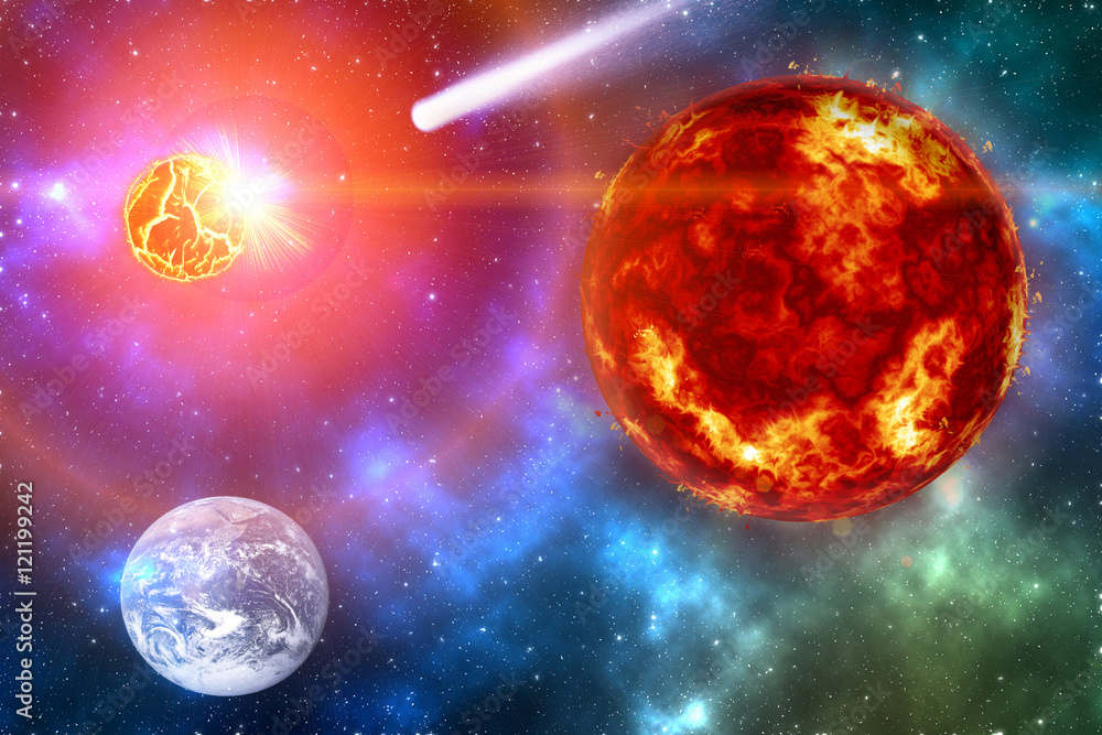 meteorite crashed into the sun elements furnished by NASA meteorite crashed into the sun elements furnished by NASA