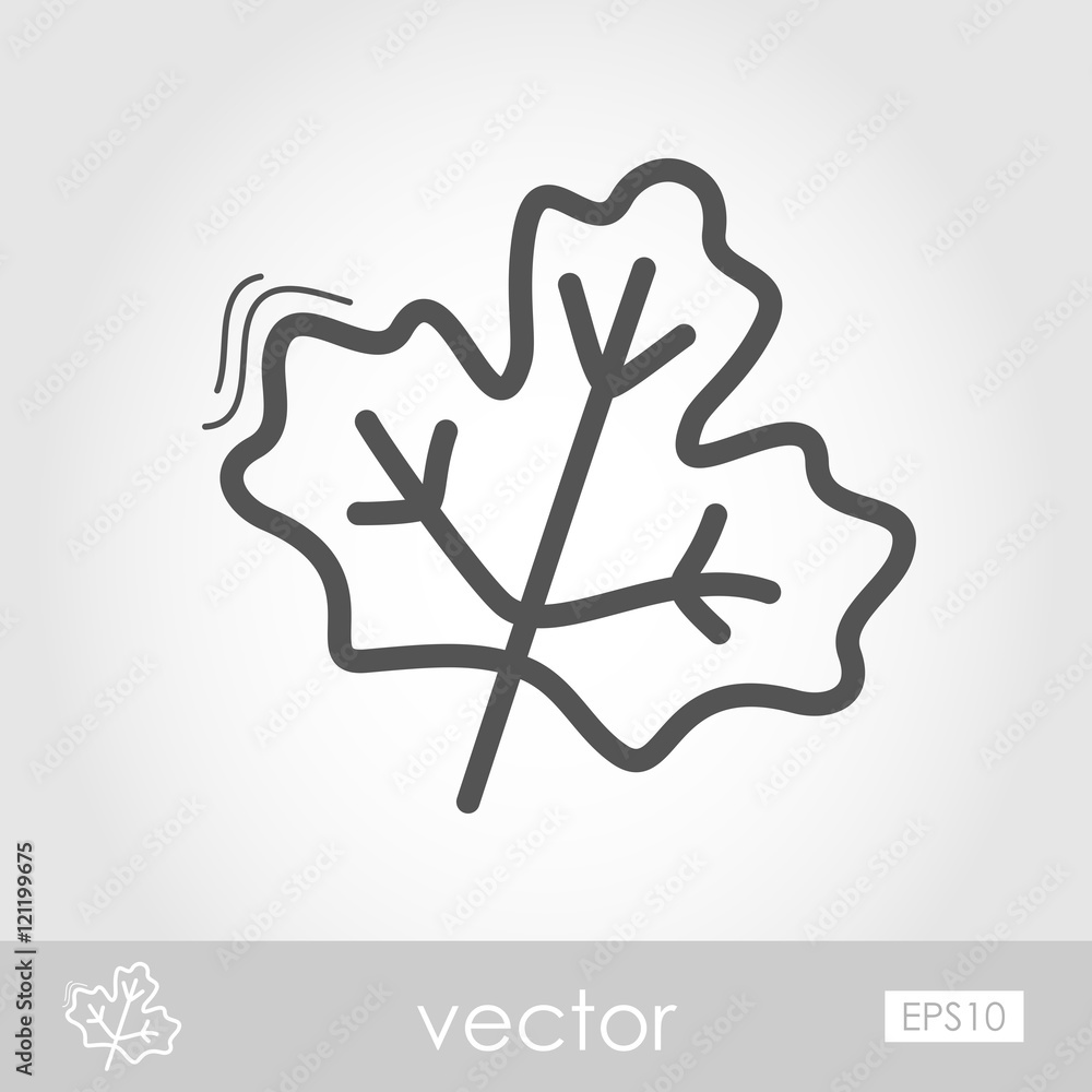 Autumn Leaves maple outline icon Autumn Leaves maple outline icon