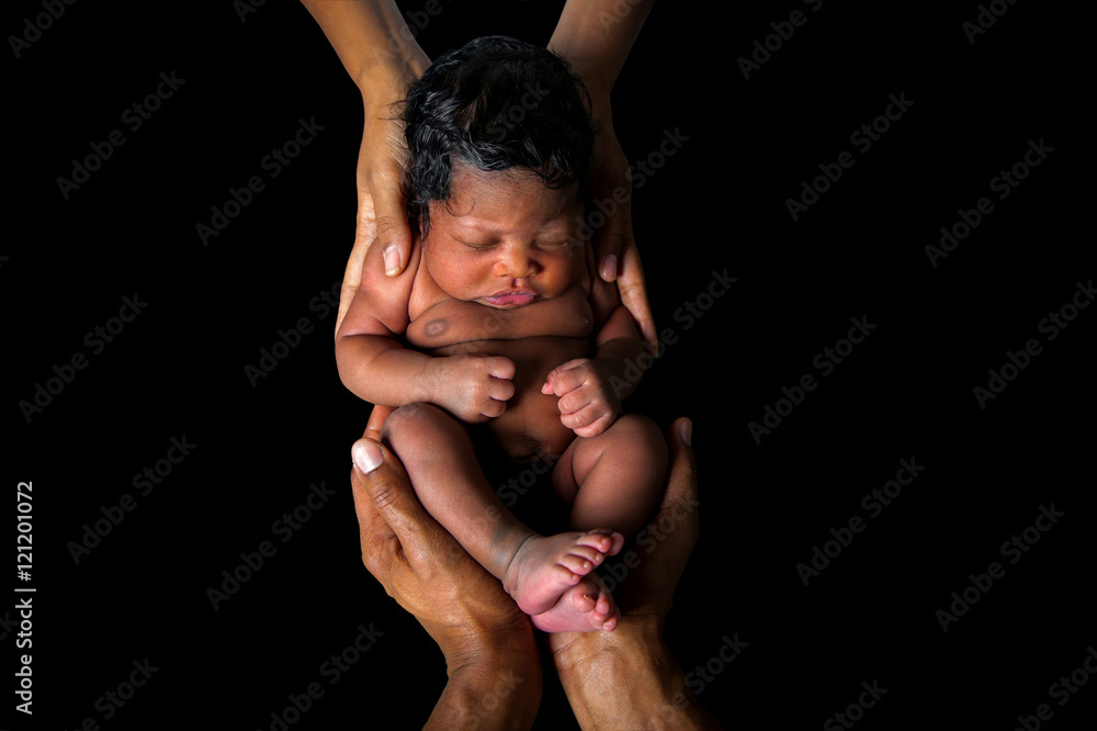 Cradled baby cheap
