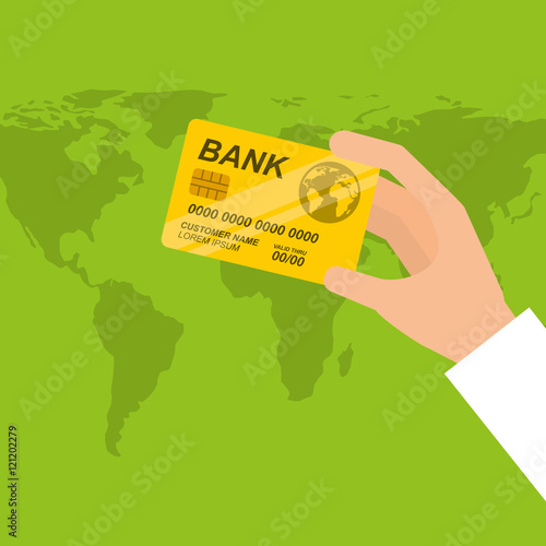 global economy planet concept vector illustration design