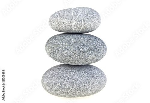 Photography Stones isolated on white background