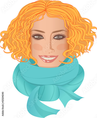 Portrait of redheaded girl