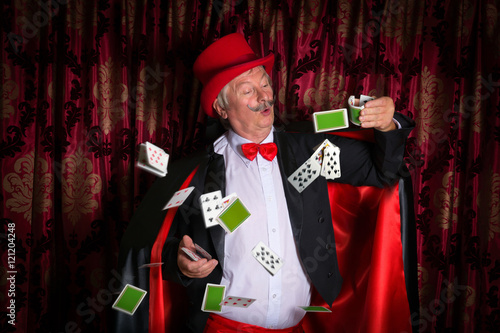 Canvas Print Clumsy magician