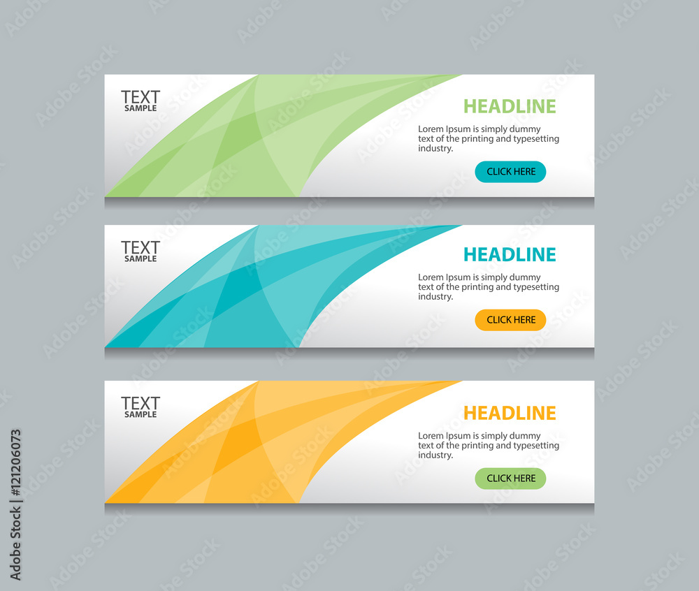 Fototapeta premium abstract web banner design template background